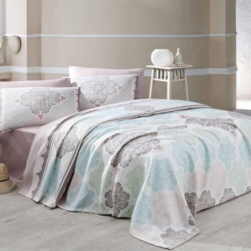 Eponj Home Set Prekrivač za bračni krevet Andalucia, 200x230cm, bijeli Cene