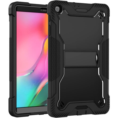 NIKCORP Ovitek za Samsung Galaxy Tab A 8.0 s stojalom, ročajem in naramnim pasom, troslojna za&scaron;čita pred udarci, črne barve, (5000139290) Cene