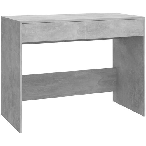  Radni stol boja betona 101 x 50 x 76,5 cm od konstruiranog drva Slike