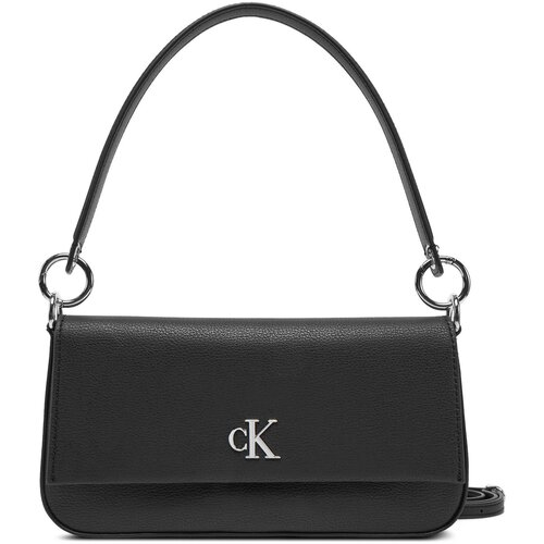 Calvin Klein Jeans MINIMAL MONOGRAM SHOULDER POUCH LV04K3161G Crna Slike