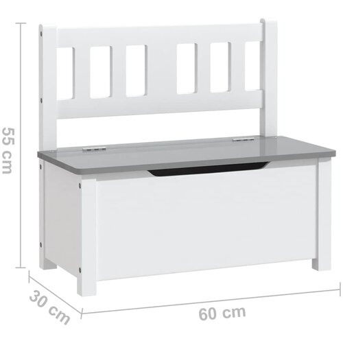  Dječja klupa za pohranu 60 x 30 x 55 cm MDF Slike