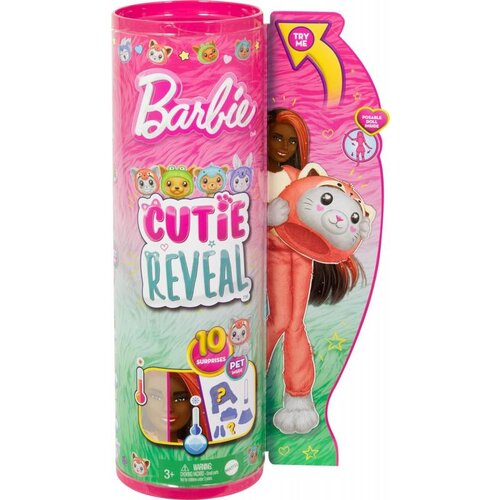 Barbie Cutie reveal HRK23 Lutka u kostimima crvena panda Slike