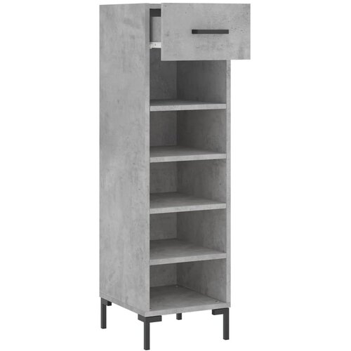  za cipele boja betona 30x35x105 cm konstruirano drvo Slike