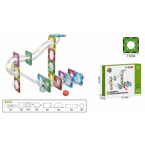  MAGNETNE PLOCICE 42PCS Slike