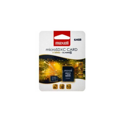 Maxell MicroSDXC 64GB 854988.00.GB memorijska kartica Slike