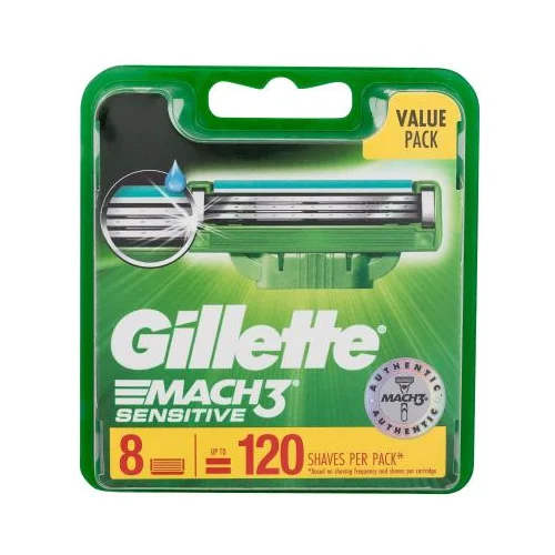 Gillette Mach3 Sensitive zamjenske britvice 8 kom za muškarce