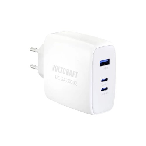 Voltcraft GaN VC-12910570 USB punjač utičnica, unutrašnje područje Izlazna struja maks. 5 A 3 x USB-C®, USB-A USB power delivery (USB-PD) Cijene