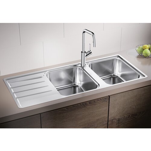 Blanco sudoper LEMIS 8 S-IF INOX 18/10, bez dalj. upr. Slike