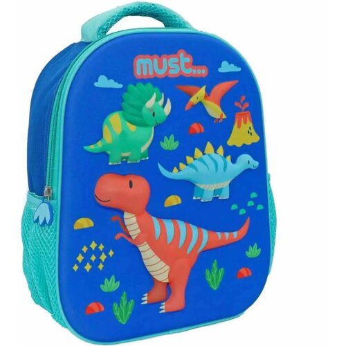 Luna &scaron;kolska torba s jednim pretincem zaobljenog oblika s uzorkom dinosaura 26x10x32cm Cijene