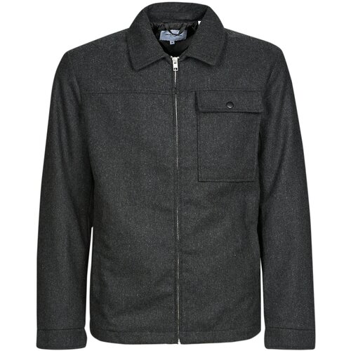 Jack &amp;amp; Jones Pla&amp;scaron;či JJJOHNSON WOOL JACKET Siva Slike