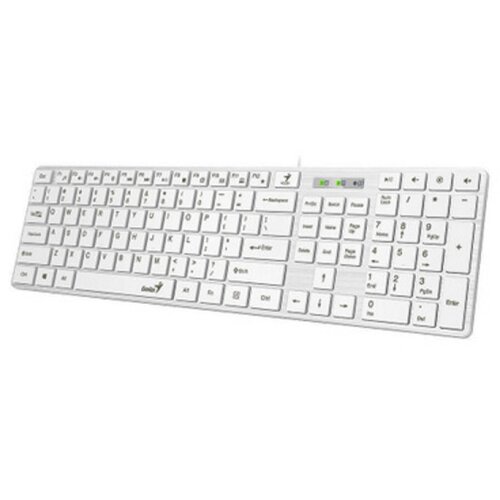 Genius TASTATURE SLIMSTAR 126 YU USB BELA Cene