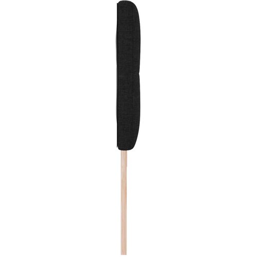  LED glavna ploča button tufted crna 90 cm tkanina Slike