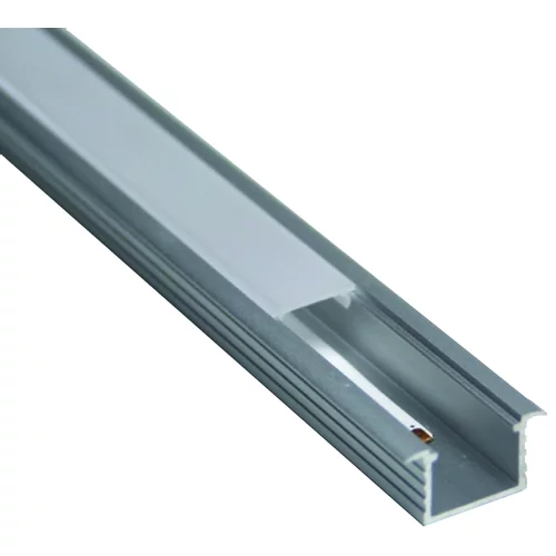 Profil Alu profil za LED trak (2 m, vgradni, mat, dimenzije 22 x 11 mm)