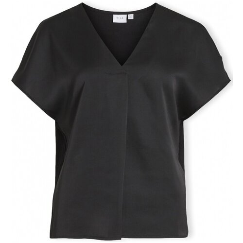 Vila Noos Top Ellette V - Black Crna Slike
