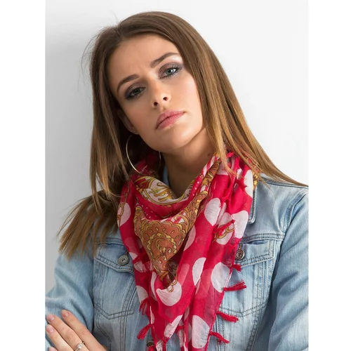 Fashion Hunters Patterned red scarf