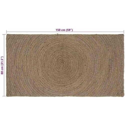  Tepih Siva 80 x 150 cm Juta Slike