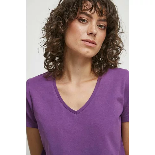 Medicine Kratka majica ženski, vijolična barva