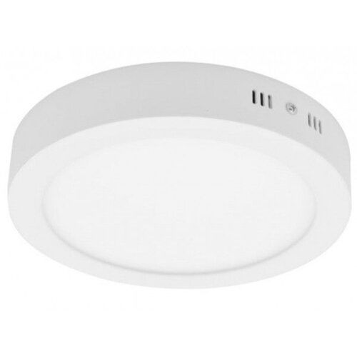 Prosto LED okrugla nadgradna panel svetiljka 6W 3000K toplo bela 120mm LNP-O-6/W-B Slike