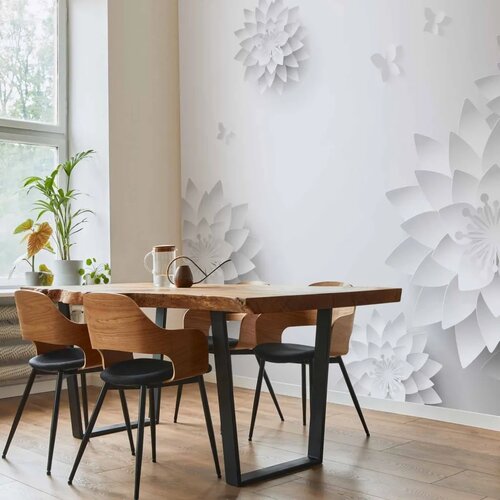  Foto tapeta - Oriental Flowers 500x350 Vodootporna Slike