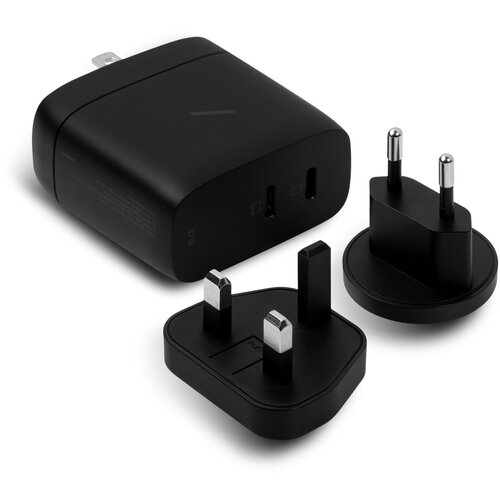 NATIVE UNION 67W Dual USB-C Fast GaN PD Wall Charger Black Cene