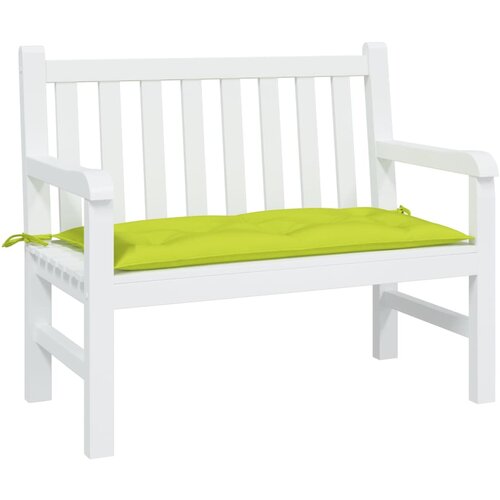 VidaXL Jastuk za vrtnu klupu jarkozeleni 100x50x7 cm od tkanine Oxford Slike