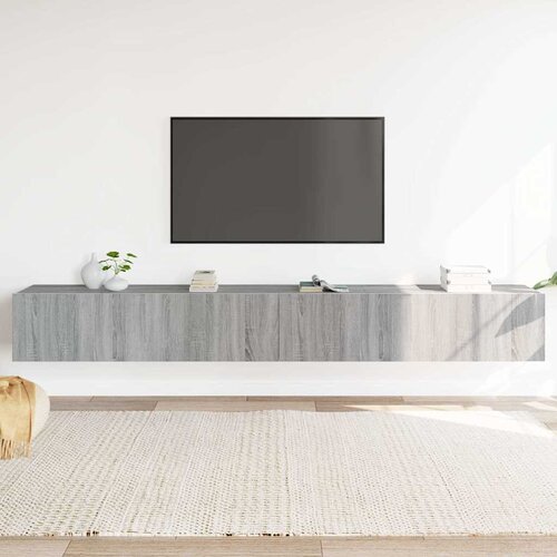  3-dijelni set TV ormarića boja hrasta sonome konstruirano drvo Cijene