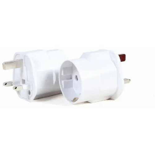 Gembird A-AC-EUFUKM-01 Putni adapter na UK 13A, EU Slike