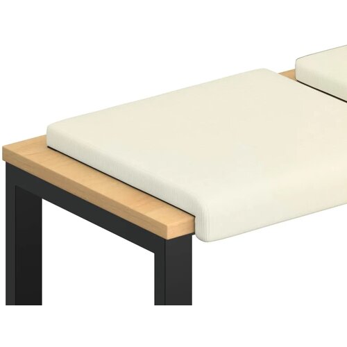  Jastučić za klupu 2 kom. Kord Krem Dubina 35 cm - Krem 2 Cijene