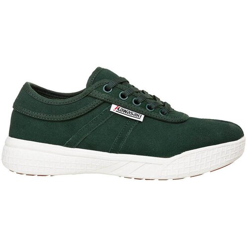 Kawasaki Modne superge Leap Suede Shoe K204414 1001S Black Solid Zelena Cene