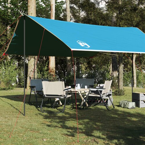 VidaXL Cerada za kampiranje plava 460x305x210 cm vodootporna Slike