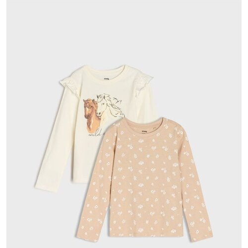 Sinsay Paket od 2 majica s dugim rukavima Slike