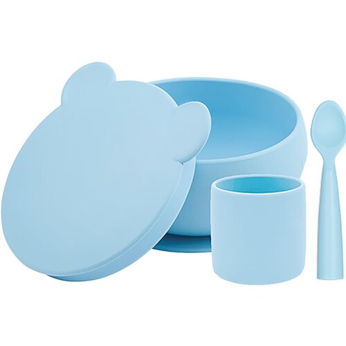 Minikoioi BLW I Mineral Blue jedilni set Slike