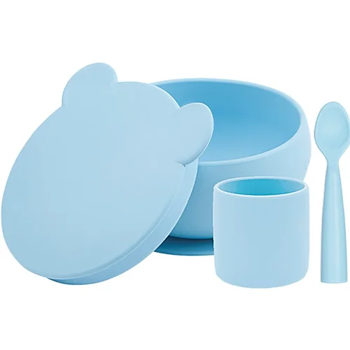 Minikoioi BLW I Mineral Blue jedilni set