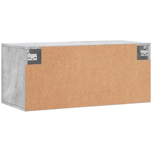  Zidni ormarić boja betona 80x36,5x35 cm od konstruiranog drva Siva 80 x 36.5 x 35 cm Slike