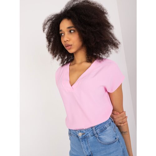BASIC Feel Good Blouse-RV-BZ-9645.28X-light pink Cene