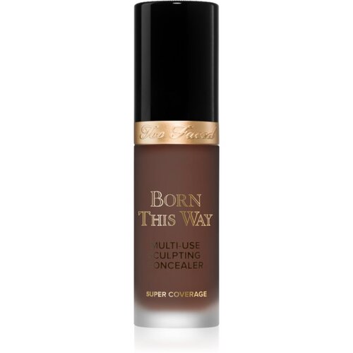 Too Faced Born This Way Super Coverage Multi-Use Concealer dolgoobstojni korektor za polno prekrivanje odtenek Ganache 13,5 ml Slike