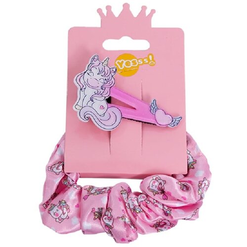 YESSS! Dečiji set gumica i šnalica unicorn 2kom Cene