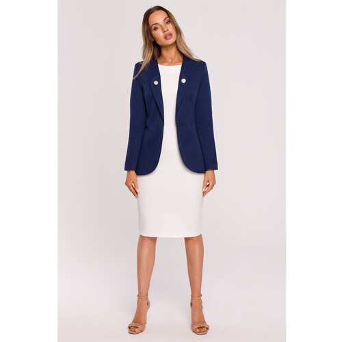 Made Of Emotion Woman's Jacket M665 Navy Blue Cijene