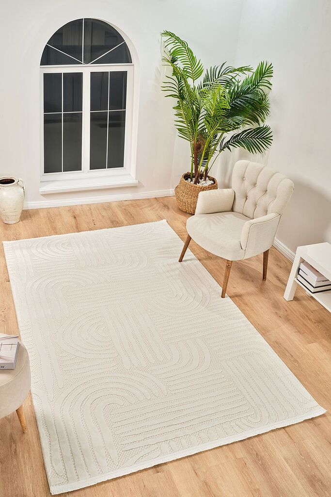 Conceptum Hypnose Tepih Boyut By006, 80x150 cm, Krem Cene