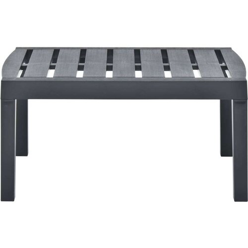 VidaXL Vrtni stol antracit 78 x 55 x 38 cm plastični Slike