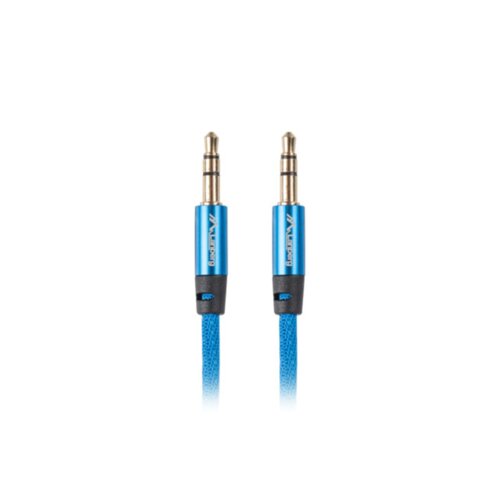 Lanberg Kabel Estereo Jack 3,5 mm macho/jack 3,5 mm macho 1m azul, (21091038) Cene