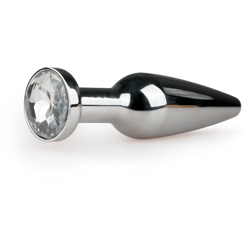 EasyToys - Anal Collection Metalni analni čep No. 9 - srebrna, prozirna Slike
