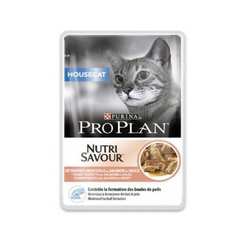 Pro Plan Purina Nutri Savour Cat Housecat Losos 85 g Cene