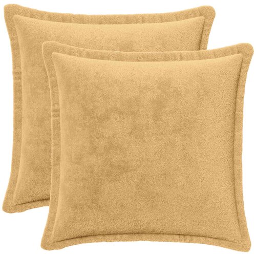 Presvlaka za jastuk 2 kom. HOUTEN Sivosmeđa 30 x 30 cm Flanel Slike