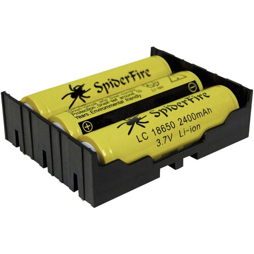 MPD Držalo za baterijo s kontaktom za 3 Li-Ion baterije 18650 THT L\, (D x &Scaron; x V) 77\, 7 x 59\, 69 x 21\, 54 mm BK-18650-PC6, (20641641) Cene