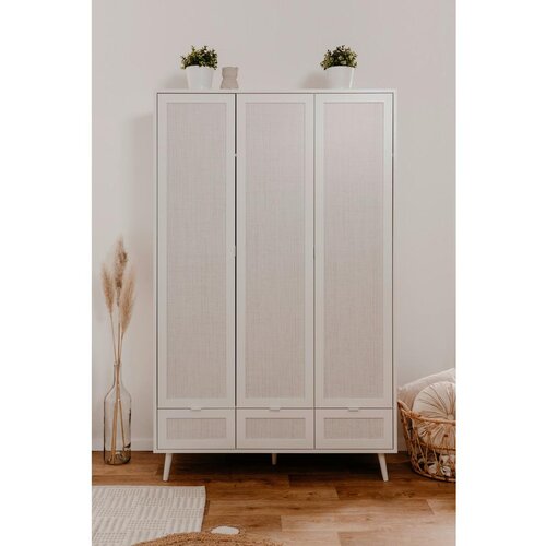 MID.YOU omara za oblačila dili, bela, 120 cm Slike