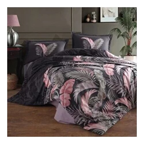 posteljina home 160x220cm hena black ( VLK000403-henablack ) Slike