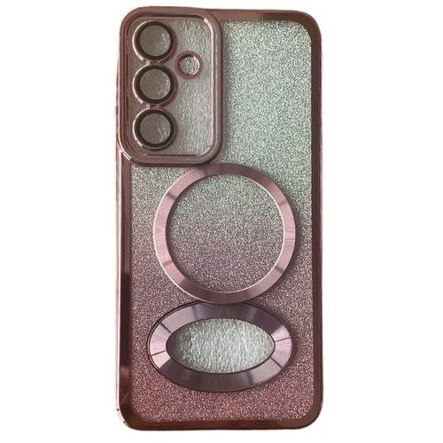 Magsafe glitter maskica Samsung A55 Pink Slike