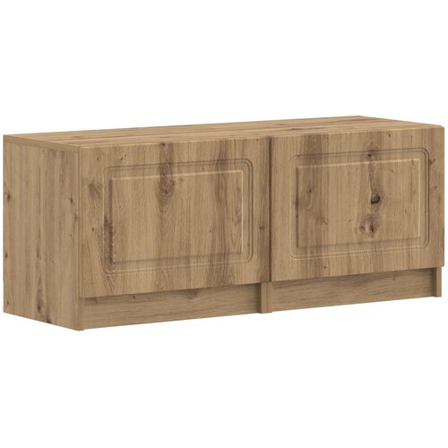  LED TV kabinet UTRECHT 3 kom. Hrast artisan Konstruirano drvo Siva 100 x 35 x 40 cm Slike