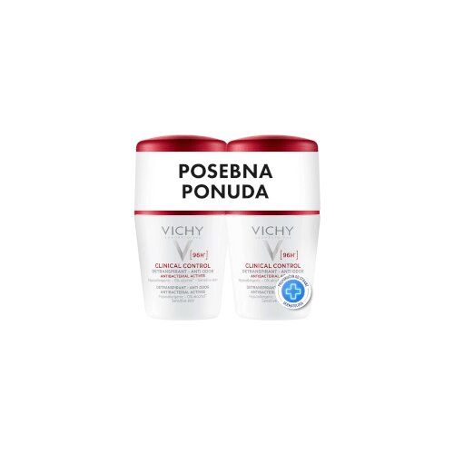Vichy Roll-on dezodorans Clinical Control 96h Detranspirant za žene DUO Slike